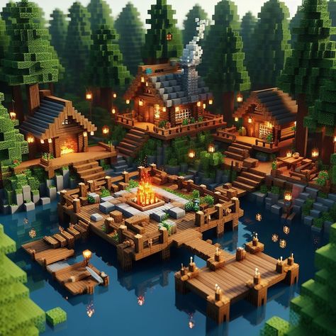 Minecraft Suspended House, Minecraft Seaside House, Minecraft Beach Hut, Island House Minecraft, Underwater Minecraft Houses, Minecraft Fisherman House, Minecraft Fishing Hut, Minecraft Harbor, Minecraft Cliff House