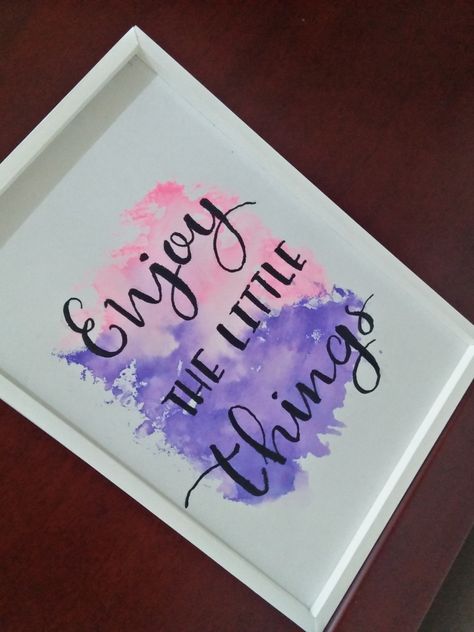 Quotes With Brush Pens, Canvas Painting With Brush Pens, Calligraphy With Background, Calligraphy With Watercolor, Calligraphy Using Brush Pen, Aesthetic Drawing With Brush Pens, Brush Pens Painting, Things To Draw With Brush Pens, Brush Pen Background