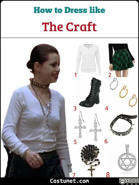 Nancy Downs (The Craft) Costume for Cosplay & Halloween Nancy The Craft Costume, The Craft Nancy Costume, Nancy Downs Costume, The Craft Halloween Costume, Nancy The Craft Outfit, The Craft Costume, Nancy Downs Outfit, Nancy Downs The Craft, Nancy The Craft