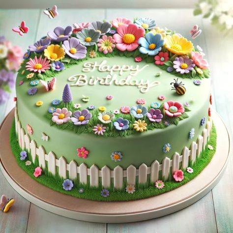 2f9808a0-0517-4a5b-aa92-323df3ceb029 ‣ Sincere Whisper Garden Themed Cakes Ideas, Gardening Theme Cake, Unique Birthday Cake Ideas, Garden Theme Cake, Garden Birthday Cake, Unique Birthday Cake, Fairy Garden Cake, Beautiful Birthday Cake, 4h Ideas