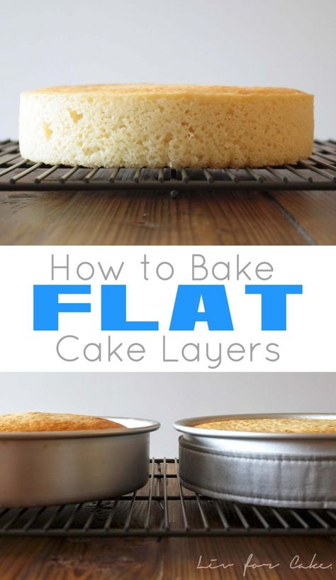 Bake Flat Cakes, Flat Cake, Flat Cakes, Cake Layers, Perfect Cake, Jamie Oliver, Cake Decorating Tips, Food Cakes, Cake Decorating Techniques