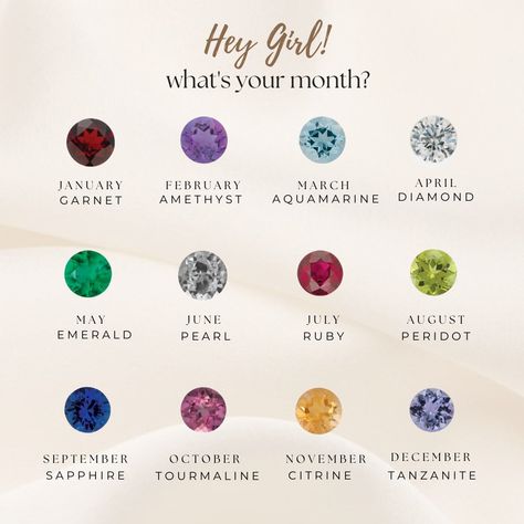 What's Your Birthstone? Discover the magic of your personal stone with our stunning jewelry collection! 🔮 #birthday #birthstone #birthdaygift #jewellery #gifforher #summerjewelry #jewelry #jewel #stones #daintyjewelry #minimalistjewelry September Birth Stone Color, Birthstone Wedding Rings, Scorpio Birthstone, Birthstone Chart, Birth Month Stones, Jewel Stones, Birth Stones Chart, Birth Colors, Necklace Family