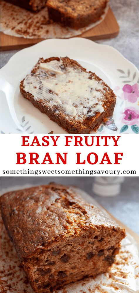 Bran Bread Loaf, Bran Loaf Recipe, Ginger Loaf Recipe, Fruit Loaves, Fruit Loaf Recipe, Tea Breads, Bara Brith, Fruit Loaf, Raspberry Gin