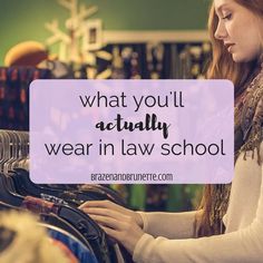 Hey heads up, people DON'T dress business casual in law school. But you will need to upgrade form an undergraduate wardrobe to a law school wardrobe. Here's how to get a new closet without spending too much. law school outfits. law school wardrobe. what to wear to law school. law school class outfit. | brazenandbrunette.com Outfit Ideas For Law Student, First Day Of Law School Outfit, Day In The Life Of A Law Student, What To Wear To Law School, Law Student Outfits Women, Law School Outfits For Women, Law Student Aesthetic Outfit, Graduate School Outfits, Law Student Outfit