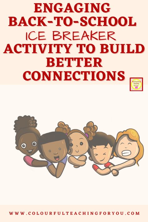 How to build strong connections with ice breakers for kids, middle schoolers and high school students. Getting to know you activities for students to build better connections and engage students. https://www.colourfulteachingforyou.com/build-connections#icebreakers #activities #backtoschool #buildingconnections #teambuilding #activitybuilding #teachers #teachingtips Ice Breakers For Kids, Ice Breaker Games For Kids, Classroom Icebreakers, Get To Know You Activities, Emotional Growth, Activities For Students, Student Government, Icebreaker Activities, Teachers Pay Teachers Seller