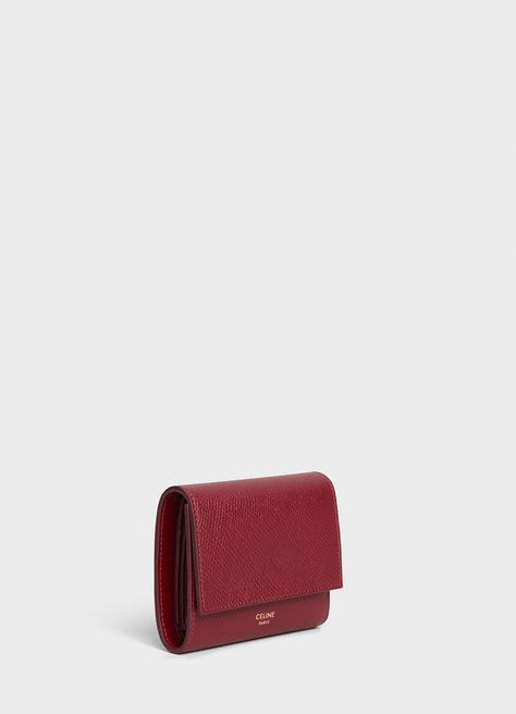 Red Wallets For Women, Wallets For Women Aesthetic, Tas Celine, Celine Wallet, Brown Leather Crossbody Bag, Red Wallet, Women Wallet, Best Wallet, Luxury Wallet