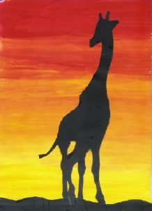 African Art For Kids, African Art Projects, Giraffe Art, Ecole Art, Africa Art, Draw Art, Art Lessons Elementary, School Art Projects, Camping Art