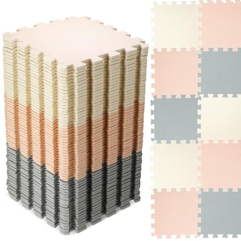 PRICES MAY VARY. Interlocking Design Foam Mat Set: you will receive 60 pieces of foam puzzle floor mats, and each mat measures about 12 x 12 inches in square and is 0.3 inches thick, can be assembled, and is equipped with a sufficient amount of borders to give a smooth and neat edge when assembled Soft and Easy to Clean: this foam puzzle floor mat is made of quality EVA foam, which is soft to provide a safe play area for children and babies and reduce the possibility of injury, and this patchabl Home Daycare Necessities, Classroom Rug Alternatives, Rugs For Classroom, Loose Parts For Infants, Play Room For Baby At Home, Playroom Rug Ideas, Church Nursery Organization, Preschool Room Layout, Counselor Classroom