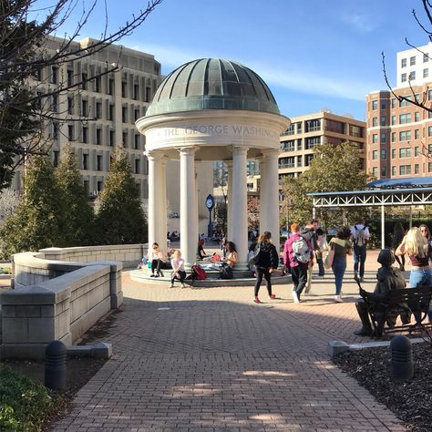 The George Washington University, George Washington University Aesthetic, Washington Dc School Trip, Gw University, Dc School Trip, Dc Aesthetic, Bed Party, University Aesthetic, College Vision Board