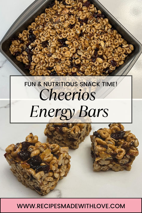 Say hello to your new favorite snack - Cheerios Energy Bars 😍! These tasty treats pack a nutritious punch with whole grains and a sweet touch from honey. Perfect for on-the-go snacking, they'll keep you energized and satisfied. Stale Cheerios Recipes, Cherrio Snacks, Recipes With Cheerios, Cheerios Recipes, Bagel Breakfast Sandwich, Quick Delicious Meals, Breakfast Bagel, Citrus Salad, On The Go Snacks