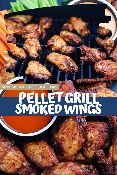 Smoker Chicken Wings, Pellet Smoker Chicken, Pellet Grill Chicken, Pellet Grill Chicken Wings, Pellet Grilled Chicken, Smoker Recipes Chicken, Pellet Smoker Recipes, Smoked Wings, Frozen Chicken Wings