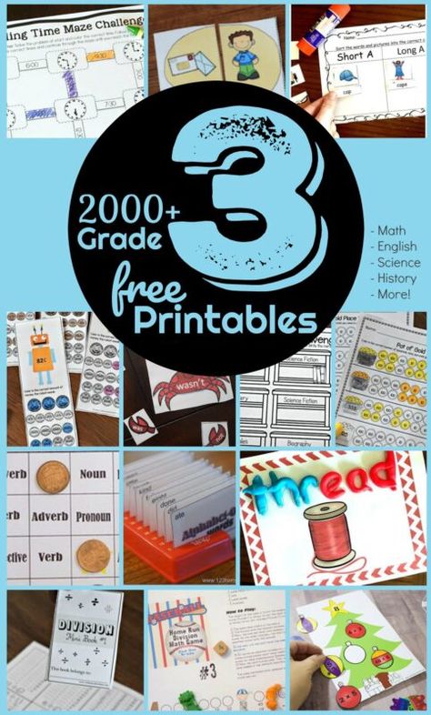 tons of 3rd grade worksheets, games, and activities to make learning fun! Use these third grade worksheets to teach or supplement your child's education. We've included worksheets for 3rd graders including grade 3 math worksheets, 3rd grade math games, 3rd grade spelling & Language Arts, 3rd grade science, plus 3rd grade Social Studies, Artand more FUN! You will love that all these grade 3 worksheets are FREE! 6th Grade Homeschool Ideas, 6th Grade Worksheets Free Printable, Homeschool 6th Grade, 6th Grade Homeschool, Social Studies For Kids, 3rd Grade Worksheets, Grade 6 Math Worksheets, Division Math Games, Third Grade Worksheets