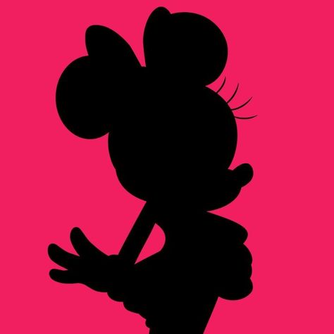 Minnie Mouse Icon, Disney Silhouette Art, Minnie Mouse Stickers, Mickey Mouse Wallpaper Iphone, Disney Silhouette, Minnie Mouse Pictures, Mouse Crafts, Cartoon Character Tattoos, Minnie And Mickey