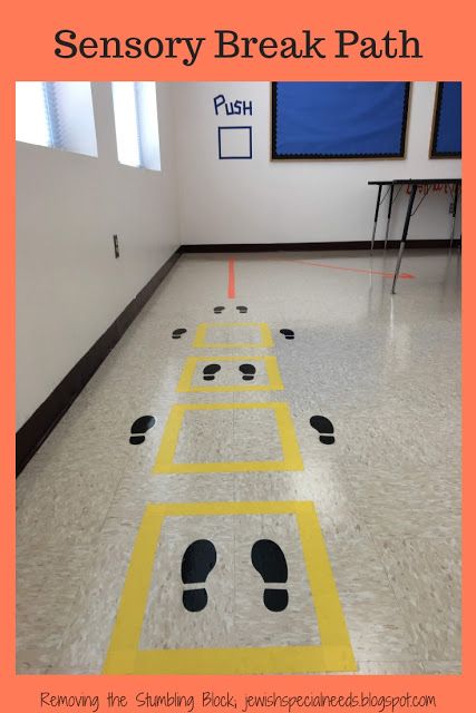 Designing a Sensory Break Path; Removing the Stumbling Block Sensory Hallway Path, Sensory Break Ideas, Sensory Walk Ideas, Sensory Floor Path Ideas, Sensory Room Ideas Schools, Accept Differences, Sensory Hallway, Sensory Room Ideas, Sensory Walk