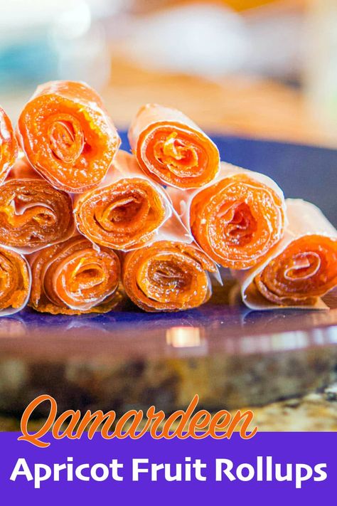 Homemade Apricot Fruit Leather is a snap to prepare with this easy to follow recipe. #fruitleather #homemadefruitleather #Hildaskitchenblog #qamardeen Apricot Leather Recipe, Apricot Fruit Leather Recipe Dehydrator, Diy Fruit Leather Recipes, Apricot Fruit Leather Recipe, Apricot Roll Recipe, Apricot Rolls, Fruit Leather Dehydrator, Homemade Fruit Roll Ups, Fried Fruit