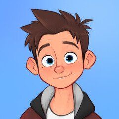 ArtStation - Luigi Lucarelli Cartoon Profile Pics Boy, Luigi Lucarelli, 3d Karakter, 동화 삽화, Karakter Disney, Drawing Cartoon Characters, Boy Drawing, Portrait Cartoon, Cartoon People