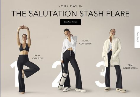 Clean & Sleak Fashion Banner Design - Website Lander - 1 2 3 - Sleek - Graphic Design Inspo Layout Design Inspo Layout, Fashion Banner Design, Graphic Design Inspo, Yoga Web, Fashion Website Design, Fashion Editorial Layout, Newsletter Layout, Website Banner Design, Banner Design Layout