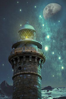 Discover and download free images - Pixabay Mermaid Books, Lighthouse Photos, Lighthouse Pictures, Lighthouse Art, Beautiful Lighthouse, Calming Music, Peace Art, Fairytale Fantasy, Amazing Pics