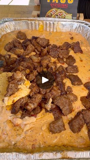 Smoked queso dip with steak bites | Smoked queso dip with steak bites | By Miguels cookingwithfireFacebook Steak Dip Recipes, Smoked Steak Queso, Smoked Queso Dip With Steak Bites, Queso Dip With Steak Bites, Traeger Queso Dip, Meaty Dips, Steak Queso Dip, Smoked Queso Dip On Grill, Jalapeno Steak