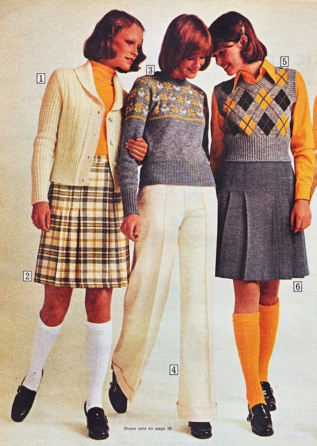 Sears 1973 Plaid and Argyle | by jsbuttons 40s Mode, Decades Fashion, Fashion Decades, 70 Fashion, 60s 70s Fashion, 60s And 70s Fashion, 70s Inspired Fashion, 70s Outfits, Seventies Fashion