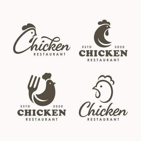 Cafe And Restaurant Logo, Chicken Branding, Chicken Logo Design, Chicken Restaurant Logos, Kids Furniture Makeover, Resturant Logo, Free Business Logo, Chicken Brands, Chicken Vector