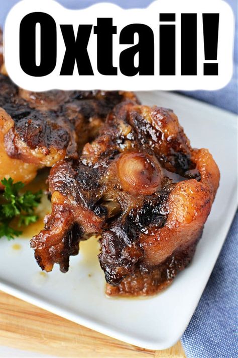 Slow cooker oxtail turns out tender and delicious with a killer sauce that can be spicy or mild. Best way to cook oxtails ever. Crock Pot Oxtail Recipe, Spicy Oxtail Recipes, Slow Cooker Oxtail Recipes Crock Pot, Easy Oxtail Recipes Crockpot, Oxtails In Crockpot, Slow Cooker Oxtail Recipes, Recipe For Oxtails, Oxtail Slow Cooker, Oxtails And Gravy Recipe