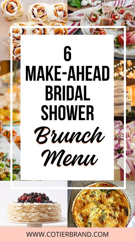 Stay on-trend with these 5 must-try bridal shower brunch food ideas for 2024. Elevate your menu with innovative and Instagram-worthy dishes. Bridal Shower Brunch Food, Bridal Shower Brunch Food Ideas, Wedding Shower Brunch Decorations, Bridal Shower Breakfast, Bridal Shower Brunch Menu, Brunch Party Menu, Brunch Food Ideas, Delicious Food Ideas, Bridal Brunch Food