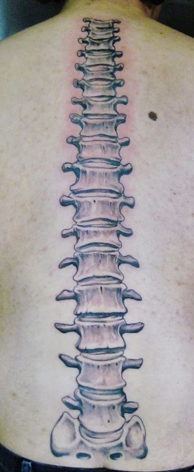 Human Bone Tattoo, Bone Spine Tattoo, Spine Drawing Easy, Spine Drawing Sketches, Spine Sketch, Spine Bone Tattoo, Vertebrae Tattoo, Spine Drawing, Ugliest Tattoos