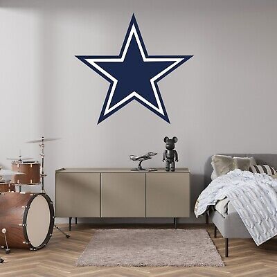 Great Shopping Dallas Cowboys Wall Decal - NFL Series - Wall Decal for Room Decorations, HOME & DECOR Dallas Cowboys Bedroom Ideas, Cowboy Rug, Dallas Cowboys Bedroom, Dallas Cowboys Room, Dallas Cowboys Posters, Cowboy Rugs, Cowboy Room, Posters Diy, Dallas Cowboys Images