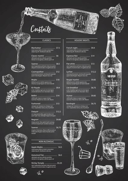 14,851 Chalkboard Bar Menu Royalty-Free Photos and Stock Images | Shutterstock Bar Menu Chalkboard, Chalkboard Wine Bottles, Chalkboard Bar, Vintage Ribbon Banner, Surprise 40th, Sketch Background, Types Of Beer, Retro Vector Illustration, Classic Martini