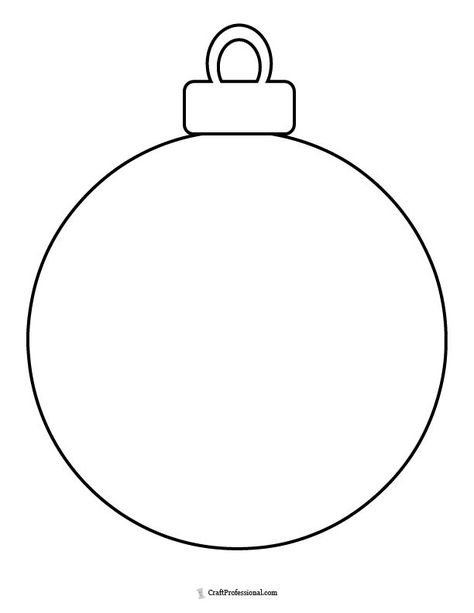 Blank Christmas ornament coloring page. Fill it in with your own design for some creative fun. Coloring Ornaments Free Printable, Ornament Outline Free Printable, Blank Christmas Ornament Template, Christmas Preschool Crafts Easy, Ornament Coloring Sheet, Christmas Ornament Templates Free Printable, Christmas Bulb Template Free Printable, Ornament Template Free Printable Kids, Christmas Coloring Pages Free Printable Preschool