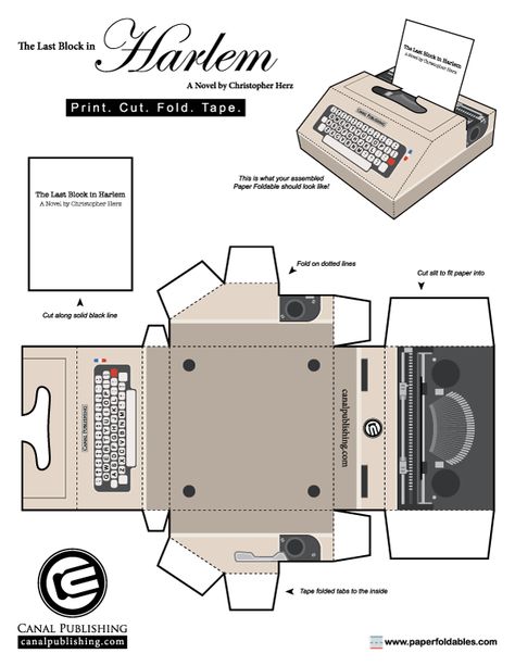 The Last Block in Harlem – Paper Foldables 3d Foldable Templates, Paper Crafts Cutout, Print Out Paper Crafts, Diy Paper Miniatures, Book Nook Templates, Paper Cutout Template, Cute Paper Crafts Printable, Ideas De Foldables, Printable Foldables