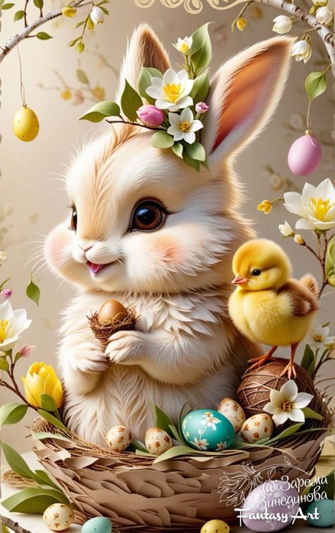 Cute Easter Pictures, Happy Easter Gif, Easter Bunny Images, Happy Easter Wallpaper, Easter Bunny Pictures, Adult Easter, Vintage Easter Cards, Bunny Images, Easter Wallpaper