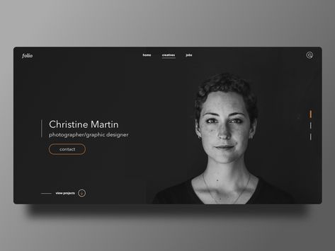 Portfolio site page portfolio modern design landing page webdesign ui ux Portfolio Site Design Website, Landing Page Portfolio Design, Webdesign Portfolio, Profile Website, Portfolio Photo, Logos Retro, Web Portfolio, Portfolio Website Template, 포트폴리오 레이아웃