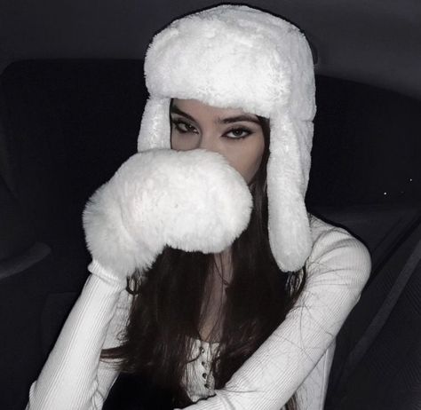 Snow Bunny Outfit, Bella Lombardi, Russian Clothing, Russian Hat, Snow Hat, Russian Winter, Winter Princess, The Cardigans, White Russian