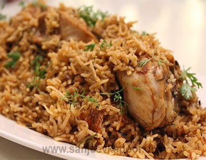 Chicken Pulao Recipe, Chicken Pulao, Indian Rice Recipes, Easy Chicken And Rice, Oven Chicken Recipes, Indian Rice, Healthy Indian Recipes, Sanjeev Kapoor, Chicken Recipes Video