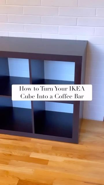 Ikea Cubes, Ikea Hacks Ideas, Diy Coffee Bar, Ikea Decor, Ikea Hack Ideas, Diy Dollhouse Furniture Easy, Coffee Bar Home, Diy Play Kitchen, Diy Kitchen Furniture