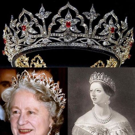 Queen Victoria Jewellery, Ruby Tiara, Royal Family Jewels, British Crown Jewels, Royal Crown Jewels, Queens Jewels, Tiaras Jewellery, Royal Crowns, Royal Tiaras