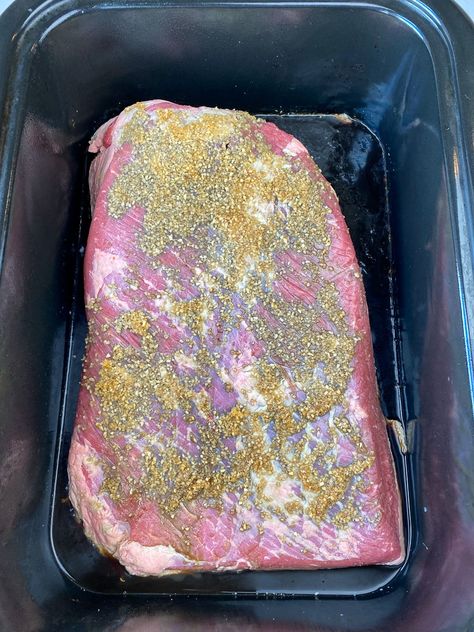 Whole Brisket In Oven, Brisket In A Roaster, Brisket In Roaster Oven, Oven Brisket Recipes, Roasting Pan Recipes, Roaster Oven Recipes, Electric Roaster Ovens, Roaster Recipes, Pork Crockpot