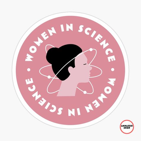 Science Girl, Medical Stickers, Women In Science, Science Design, Women Science, Science Stickers, Medical Laboratory, E Mc2, Science Lab