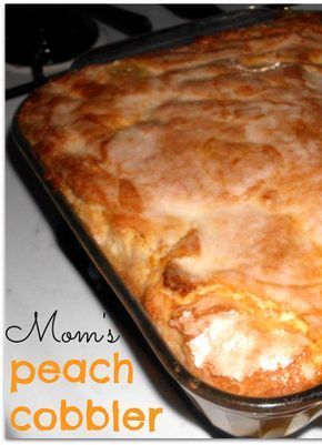 Dump Cakes, Fruit Cobbler, Peach Desserts, Peach Cobbler Recipe, Cobbler Recipe, Peach Recipe, Cobbler Recipes, Peach Cobbler, Easy Delicious Recipes