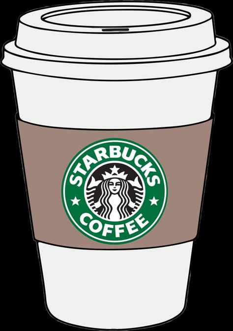 Cartoon Starbucks Cup, Starbucks Drinks Stickers, Starbucks Digital Art, Cute Starbucks Drawings, Starbucks Cup Clipart, Starbucks Coffee Sticker, Starbucks Illustration Art, Starbucks Template Free Printable, Starbucks Coffee Cup Drawing