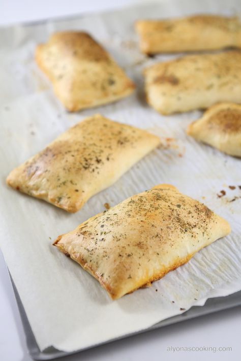 homemade hot pockets recipe Pocket Recipes, Hot Pocket Recipes, Homemade Pizza Pockets, Homemade Hot Pockets, Pockets Recipe, Cheese Sauce For Pasta, Hand Pie Recipes, Hot Pockets, Homemade Dough