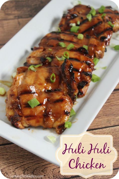 Huli Huli Chicken | Cooking In Stilettos http://cookinginstilettos.com/huli-huli-chicken/ #WhatAGrillWants Polynesian Dishes, Huli Chicken, Huli Huli, Huli Huli Chicken, Hawaiian Dishes, Polynesian Food, Hawaiian Food, Ayam Goreng, Luau Party