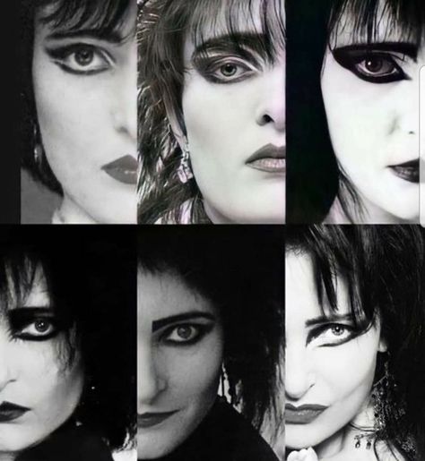 Goth Birthday, Trad Goth Makeup, Goth Eye Makeup, Goth Prom, Goth Gifts, Siouxsie And The Banshees, Siouxsie Sioux, 80s Makeup, How To Impress