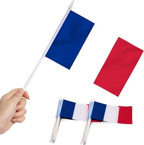 Amazon.com: French Decorations Sunshine Weather, Mini Flag, International Flags, France Flag, Small Flags, Promotional Giveaways, Flag Banners, Mini Flags, French Flag