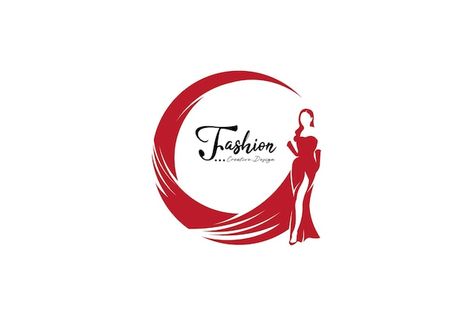 Vector woman in long tail dress for logo... | Premium Vector #Freepik #vector #dress-design #fashion #lady-silhouette #fashion-boutique Lady Logo Design, Dress Logo Design, Logo Design For Clothing Brand, Long Tail Dress, Fashion Design Logo, Cloth Logo, Silhouette Fashion, Logo Design Women, Shop Banner Design