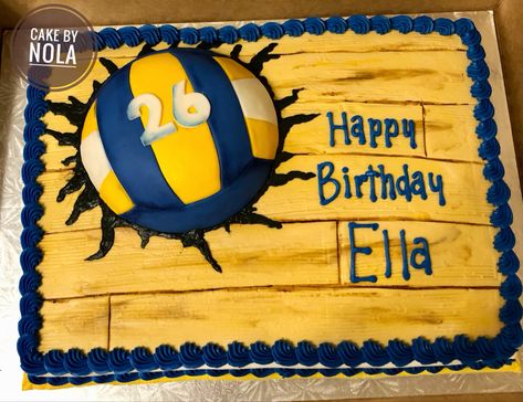 Volleyball Birthday Cakes, Volleyball Cake, Volleyball Birthday, Volleyball Senior Night, Diy Cakes, Volleyball Wallpaper, Love Volleyball, Lily Grace, Sport Cakes