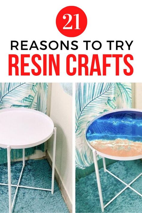 Fall in love with these easy resin diy crafts? check out these resin art, table and other projects tutorials for beginners for cheap home decor ideas that look expensive. #hometalk Diy Resin Table, Diy Porch Decor, Homemade Paint, Diy Home Accessories, Diy Window Treatments, Diy House Renovations, Homemade Art, Work Diy, Epoxy Resin Crafts