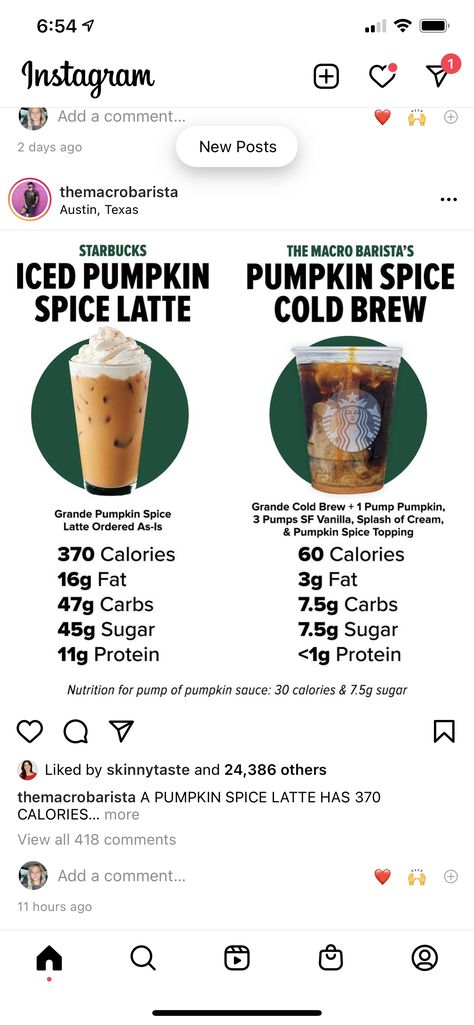 Starbucks Syrup, Macro Ideas, Low Cal Drinks, Low Calorie Starbucks Drinks, Starbucks Hacks, Cold Starbucks Drinks, Healthy Starbucks Drinks, Pumpkin Sauce, Starbucks Menu